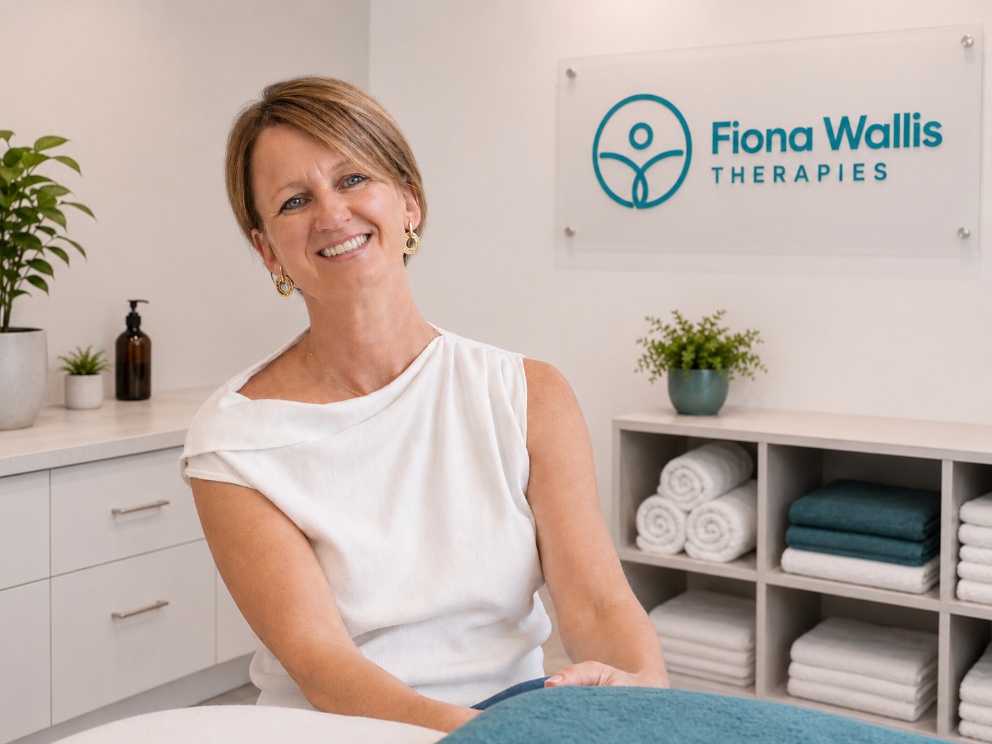 Fiona Wallis, massage therapist at Fiona Wallis Therapies in Colchester